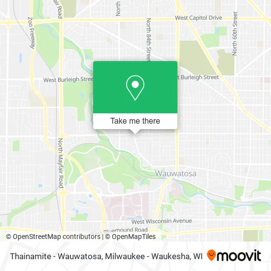 Mapa de Thainamite - Wauwatosa