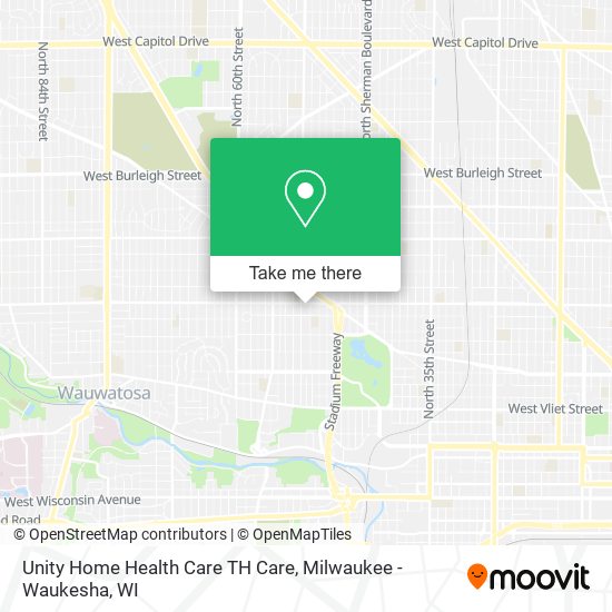 Mapa de Unity Home Health Care TH Care