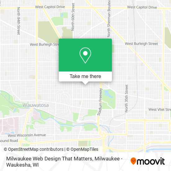 Milwaukee Web Design That Matters map