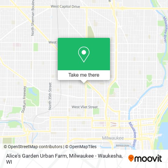 Alice's Garden Urban Farm map