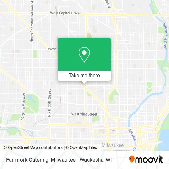 Farmfork Catering map