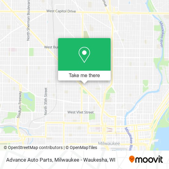 Advance Auto Parts map