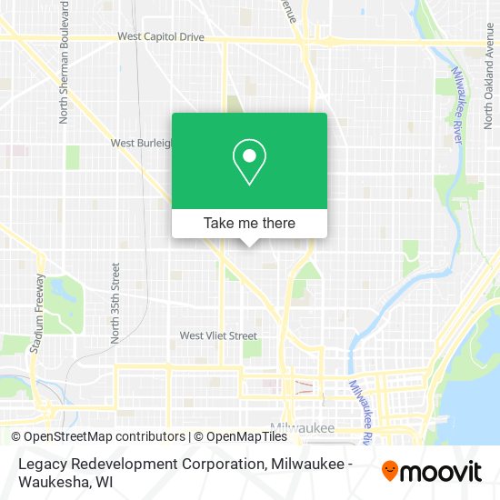 Legacy Redevelopment Corporation map