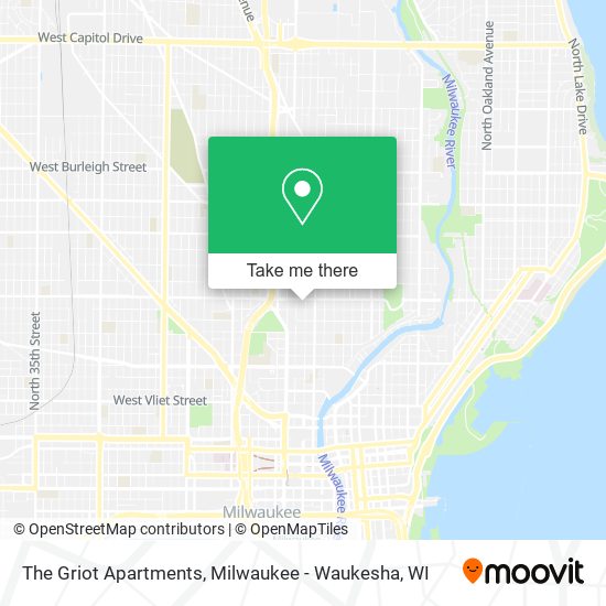 The Griot Apartments map