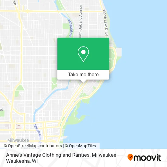 Annie's Vintage Clothing and Rarities map