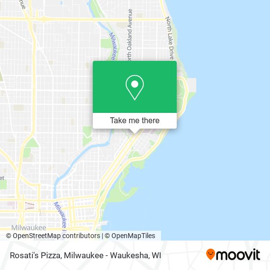 Rosati's Pizza map