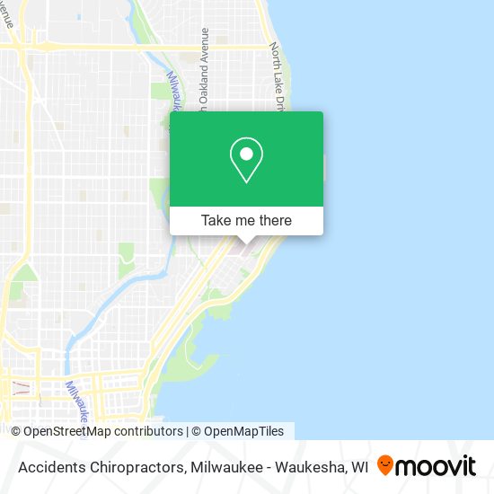 Accidents Chiropractors map