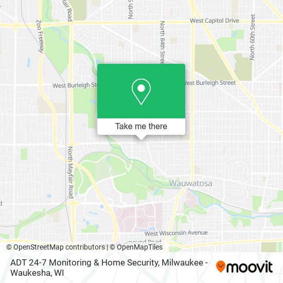 Mapa de ADT 24-7 Monitoring & Home Security