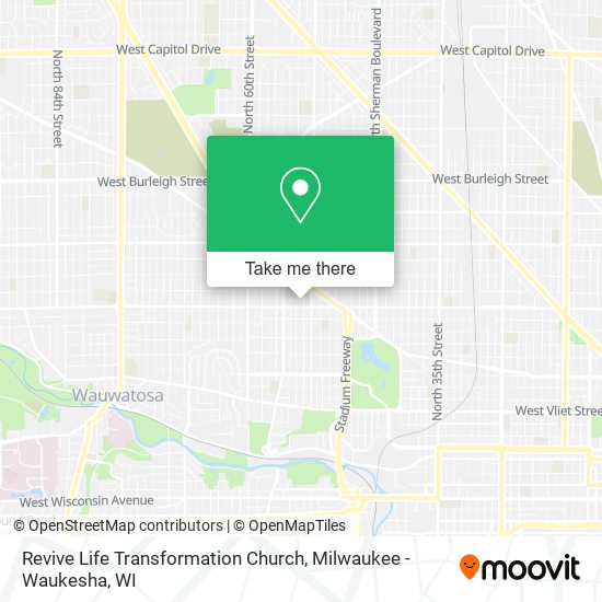 Mapa de Revive Life Transformation Church