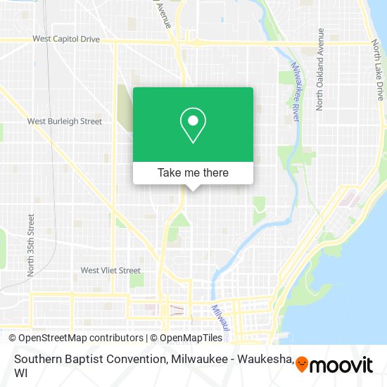 Mapa de Southern Baptist Convention