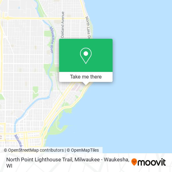 North Point Lighthouse Trail map