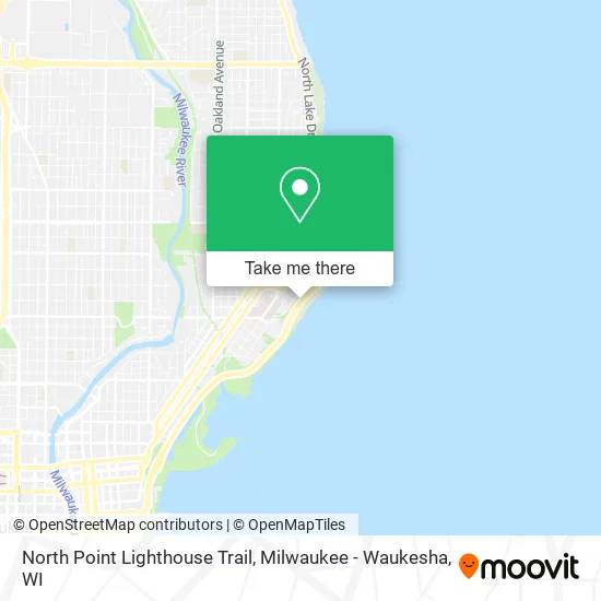 Mapa de North Point Lighthouse Trail