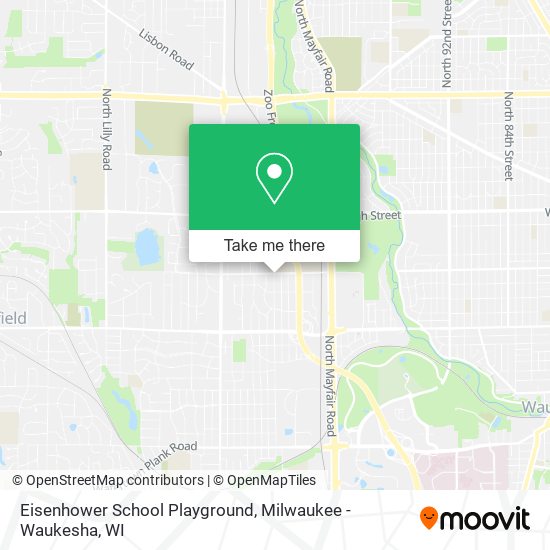 Eisenhower School Playground map