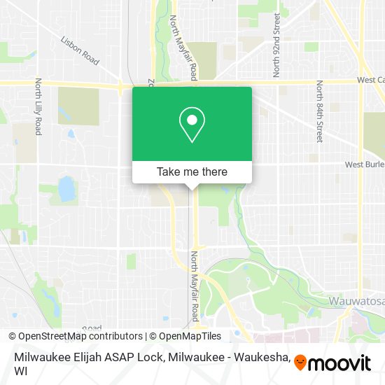 Milwaukee Elijah ASAP Lock map