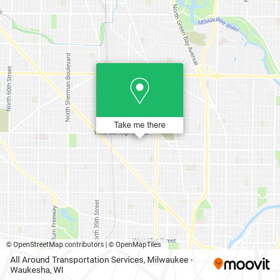 All Around Transportation Services map