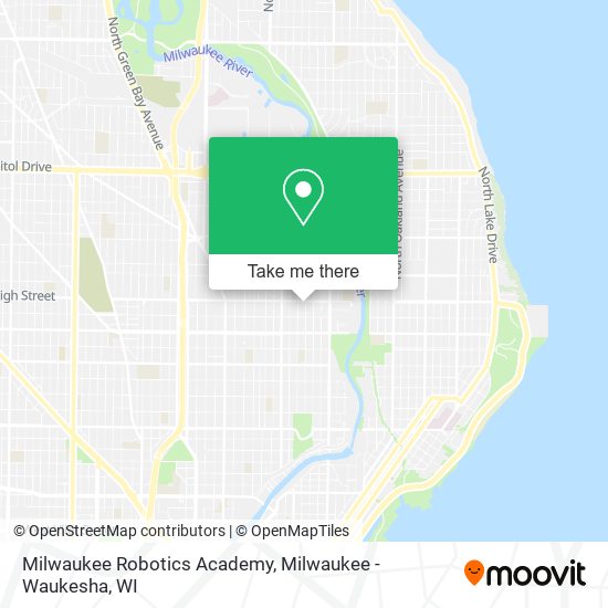 Mapa de Milwaukee Robotics Academy