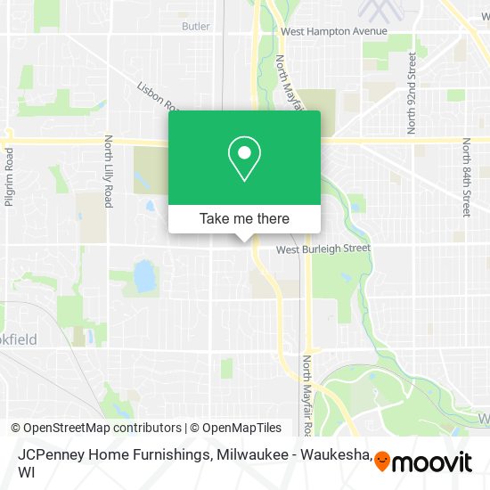 JCPenney Home Furnishings map