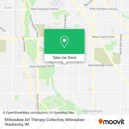 Mapa de Milwaukee Art Therapy Collective