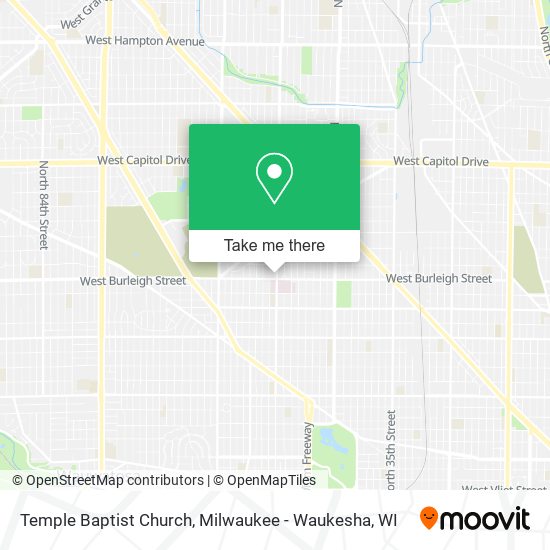 Mapa de Temple Baptist Church