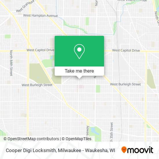 Cooper Digi Locksmith map