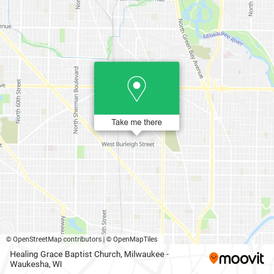 Mapa de Healing Grace Baptist Church