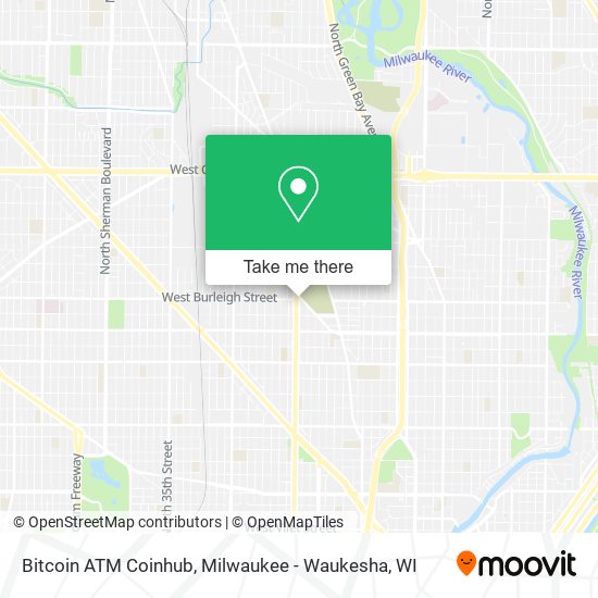 Bitcoin ATM Coinhub map
