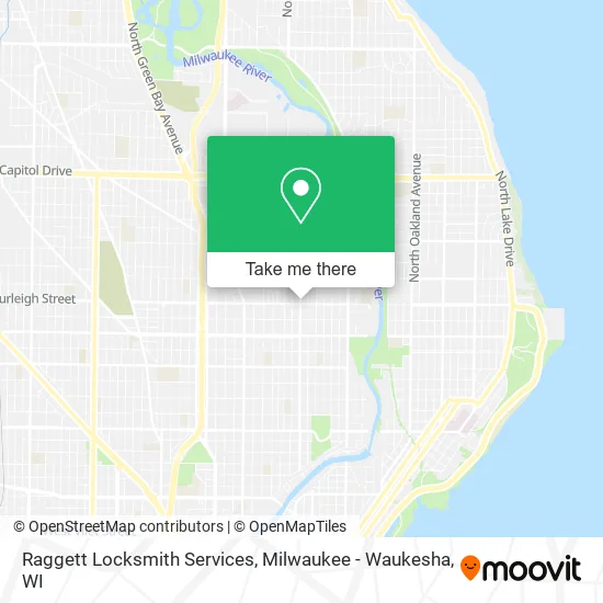 Mapa de Raggett Locksmith Services