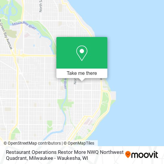 Mapa de Restaurant Operations Restor More NWQ Northwest Quadrant