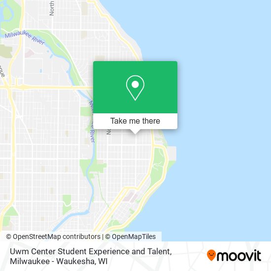 Uwm Center Student Experience and Talent map
