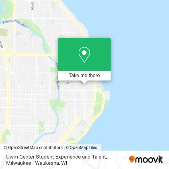 Mapa de Uwm Center Student Experience and Talent