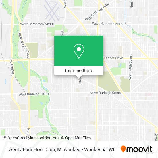 Twenty Four Hour Club map