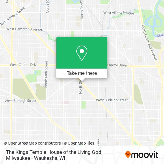 Mapa de The Kings Temple House of the Living God