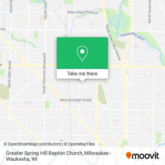 Mapa de Greater Spring Hill Baptist Church