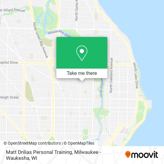 Matt Drilias Personal Training map