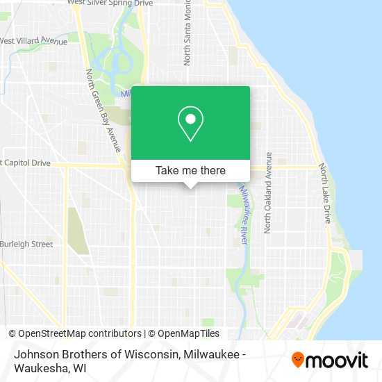 Johnson Brothers of Wisconsin map