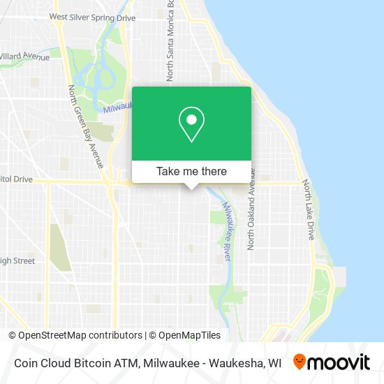 Coin Cloud Bitcoin ATM map
