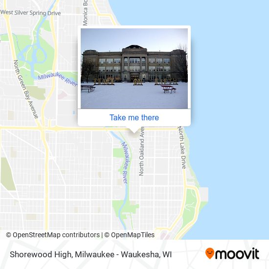 Mapa de Shorewood High