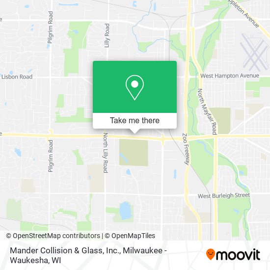 Mander Collision & Glass, Inc. map