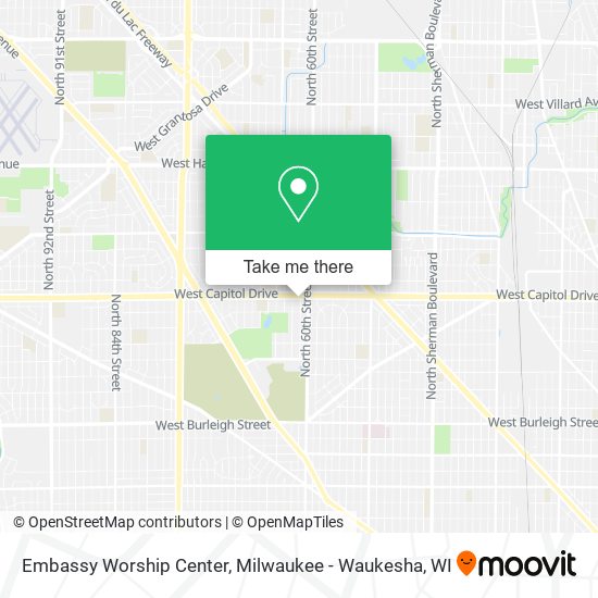 Embassy Worship Center map