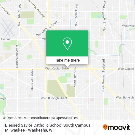 Mapa de Blessed Savior Catholic School South Campus
