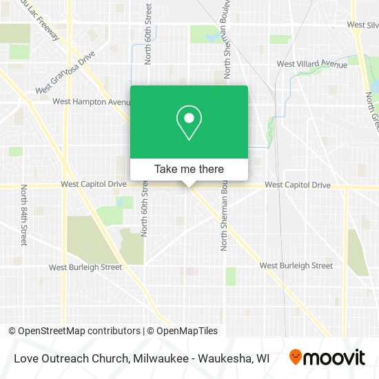 Love Outreach Church map