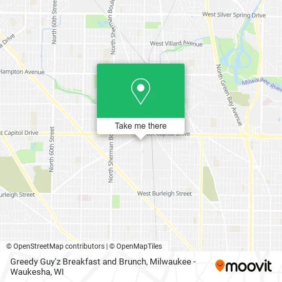 Mapa de Greedy Guy'z Breakfast and Brunch
