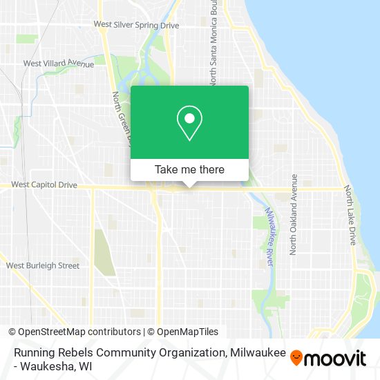 Mapa de Running Rebels Community Organization