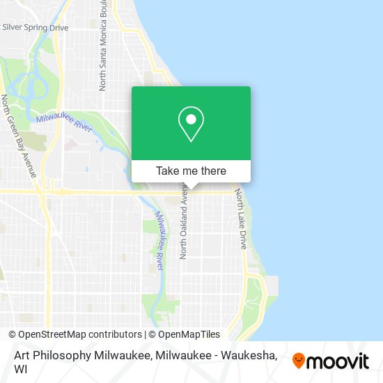 Art Philosophy Milwaukee map