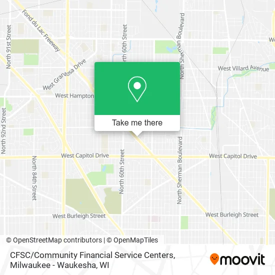Mapa de CFSC / Community Financial Service Centers