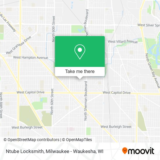 Ntube Locksmith map