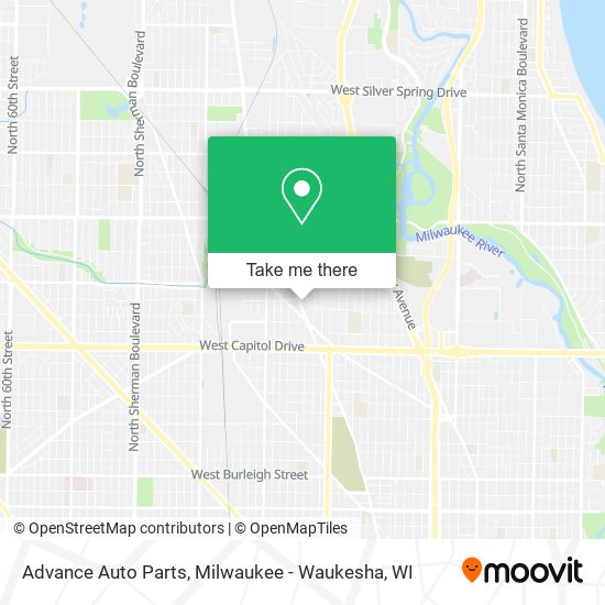 Advance Auto Parts map