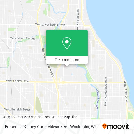 Fresenius Kidney Care map