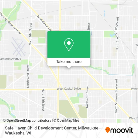 Mapa de Safe Haven Child Development Center