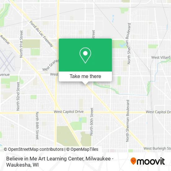 Mapa de Believe in Me Art Learning Center